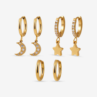 Lunaire Earrings Set