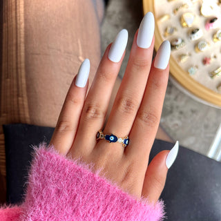 Hamsa Charm Ring