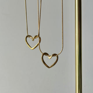 Interwined Heart Necklace