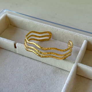 Wavy Cuff Bracelet