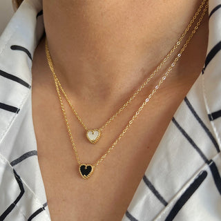 Mini Heart Necklace (Reversible)
