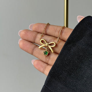 Bow Necklace