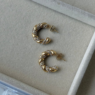Icy Twisted Earrings