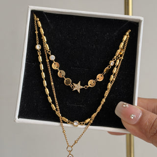 Starfall Layered Necklace