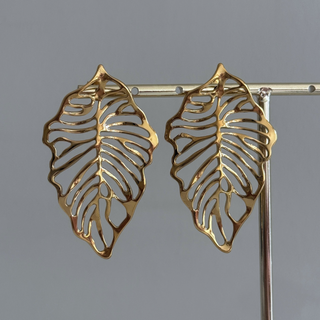 Monstera Earrings