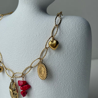 Rosè Charm Necklace