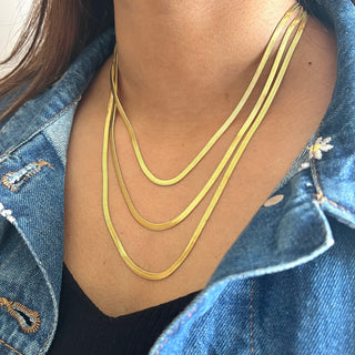 Triple Snake Necklace
